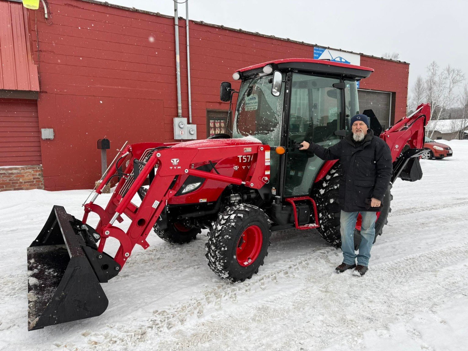 TYM_T574_Cab_Backhoe_Customer